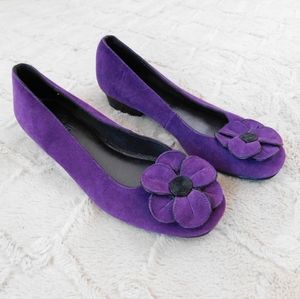 Purple flats with flower, 8, LifeStride Quiver